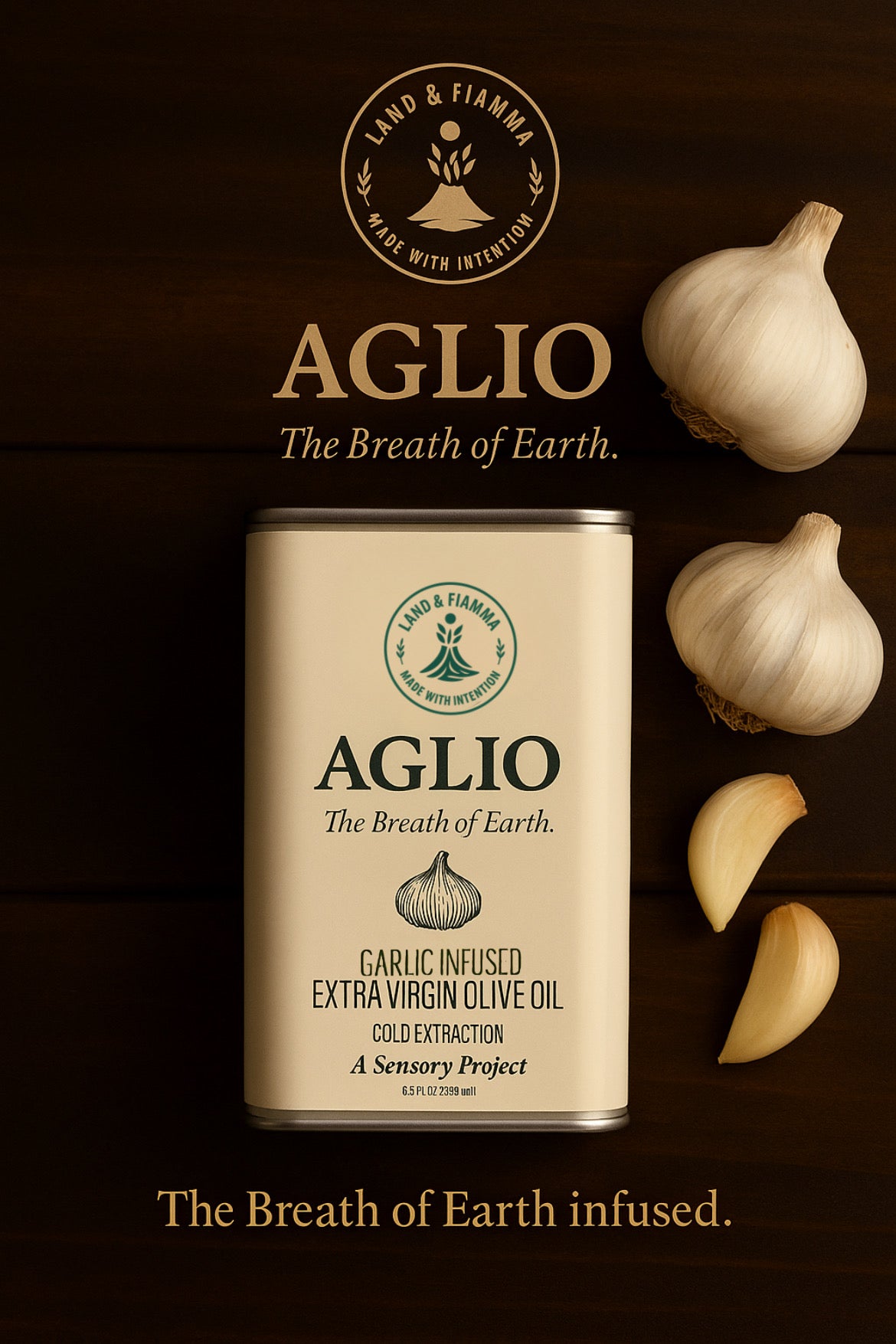 Aglio—Garlic Infused Extra Virgin Olive Oil