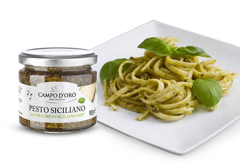 Campo D'Oro, Sicilian Pesto with Pecorino, 6.35 oz