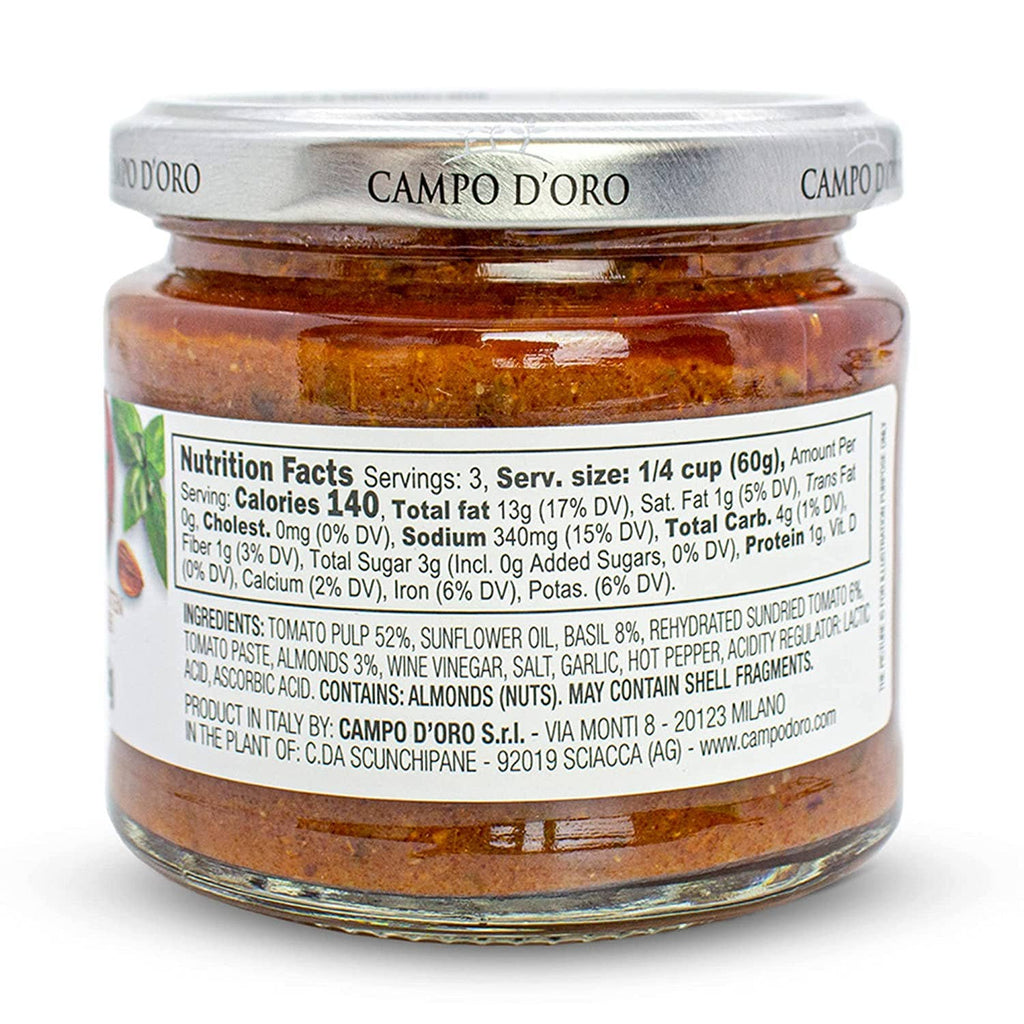 Campo D'Oro, Trapanese Pesto Sauce, 6.35 oz