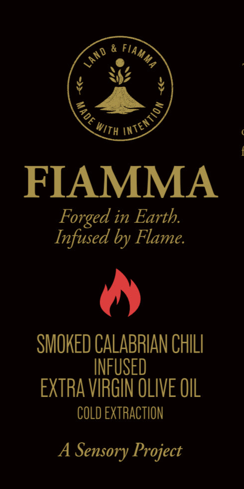 FIAMMA–Smoked Chili Infused Extra Virgin Olive Oil