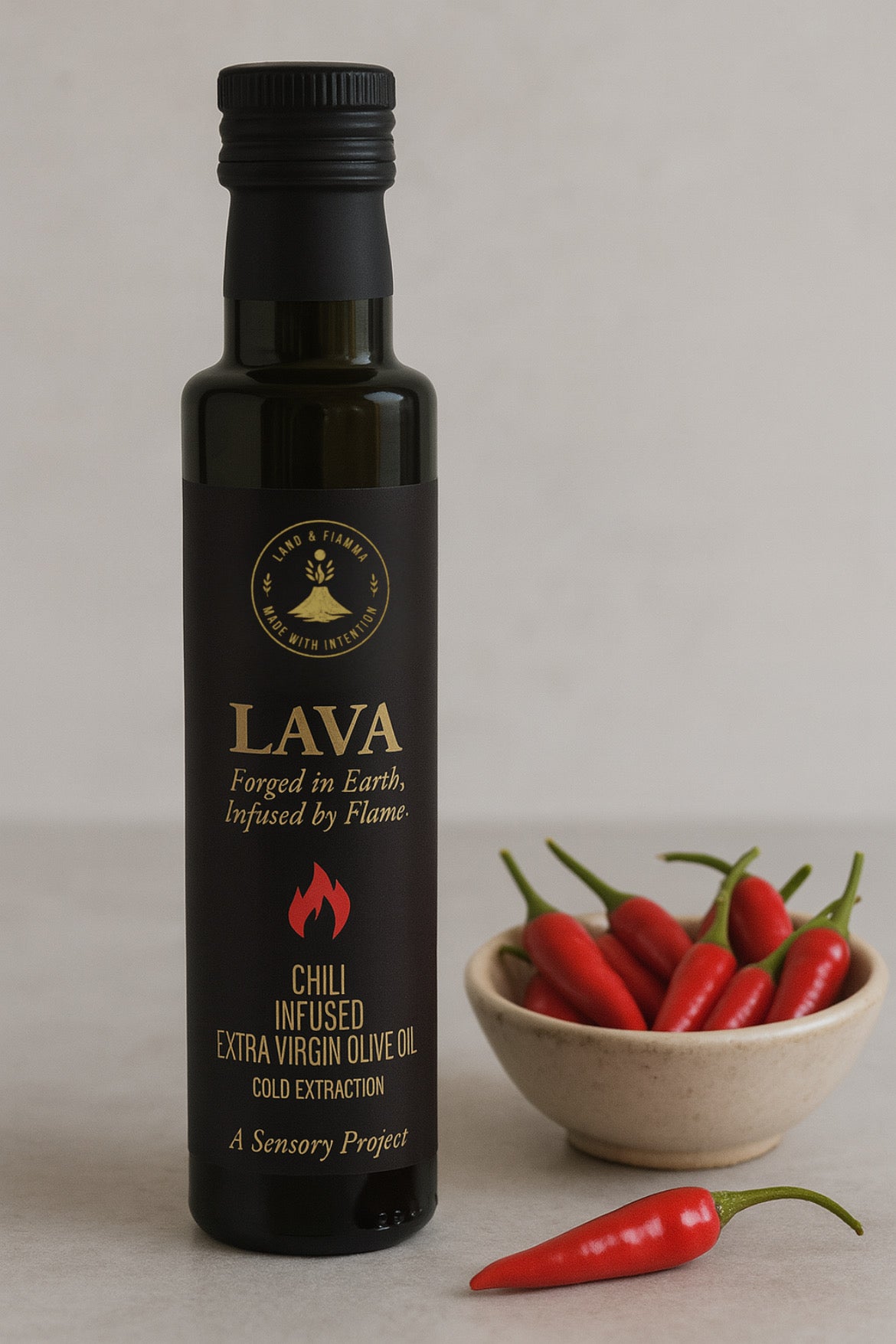 Lava—Chili Infused Extra Virgin Olive Oil