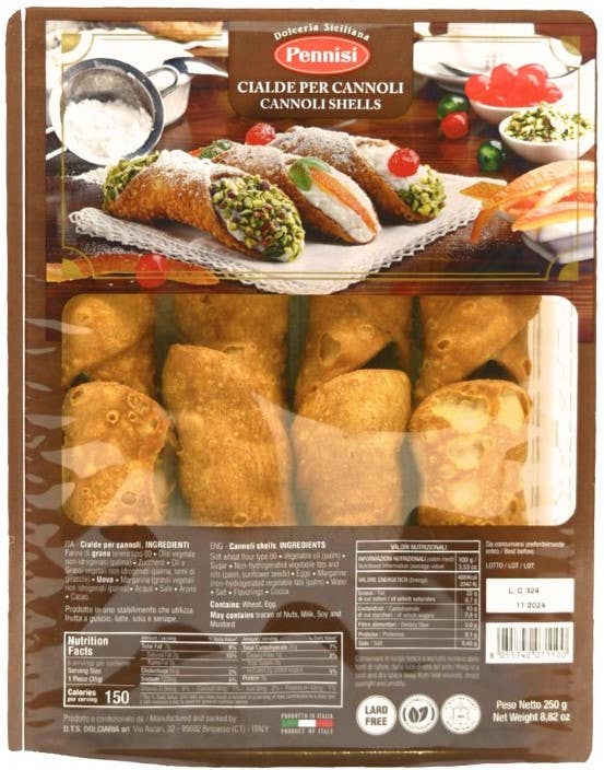 Pennisi Large Cannoli Shells