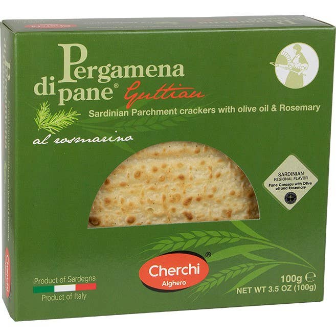 Pane Carasau Sardinian Parchment Crackers,Rosemary Olive Oil