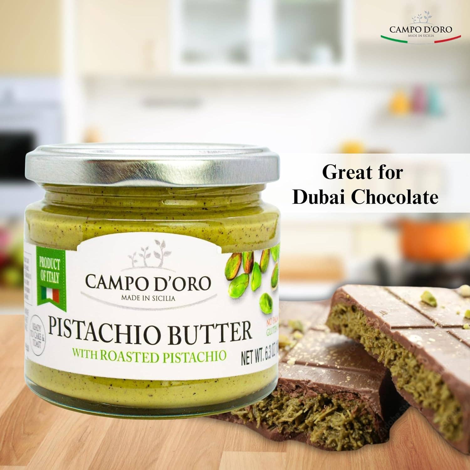 Campo D'Oro Pistachio Nut Butter 6.35 oz